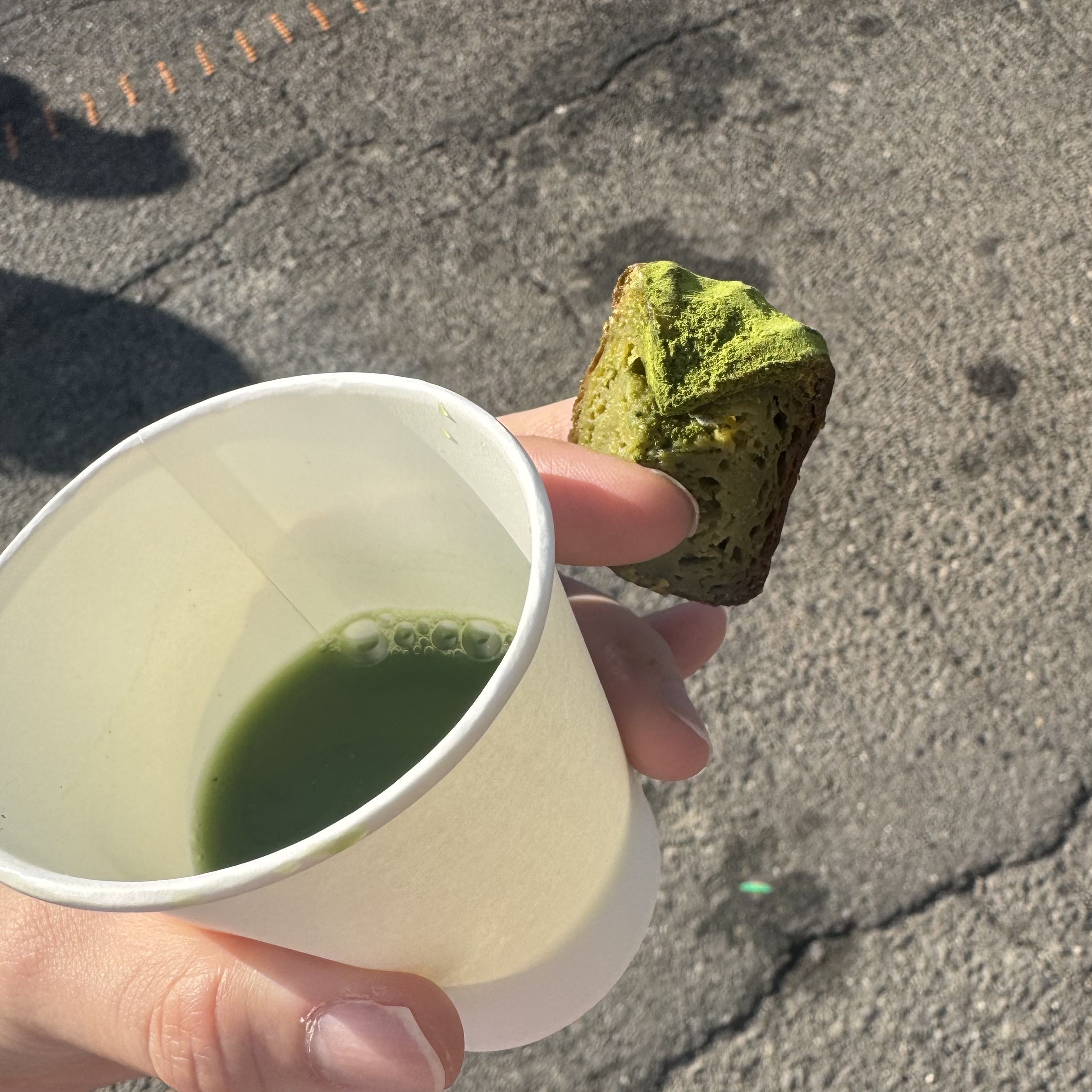 にしおマラソンエイド 抹茶カヌレ