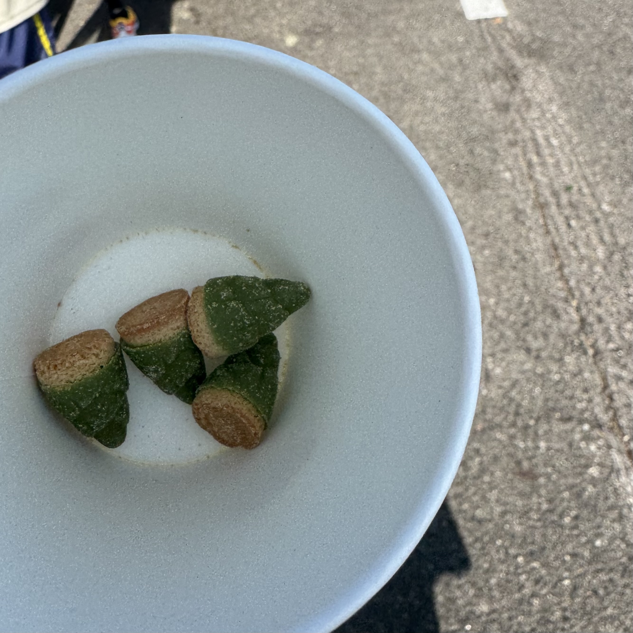 にしおマラソンエイド 抹茶たけのこの里